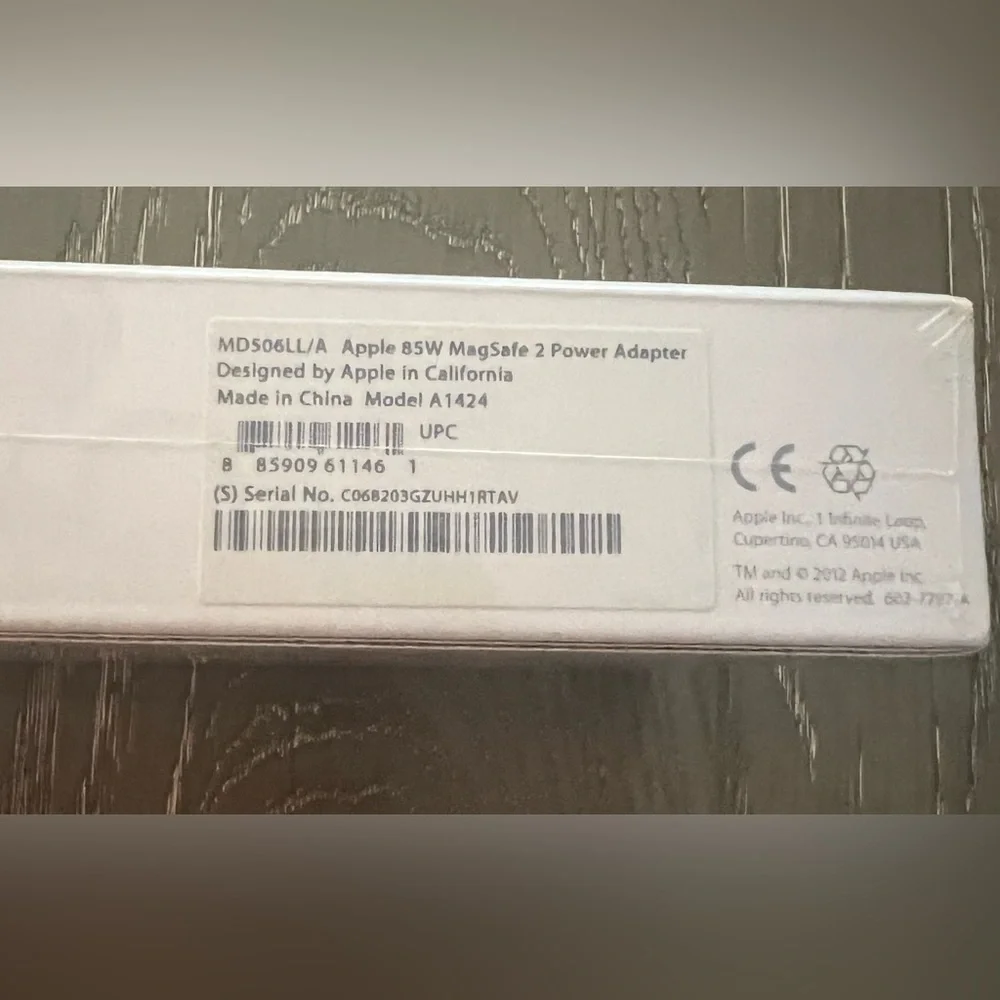 85w MagSafe 2 power Adapter used like new no box
